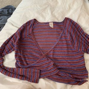 Open free people striped shirt